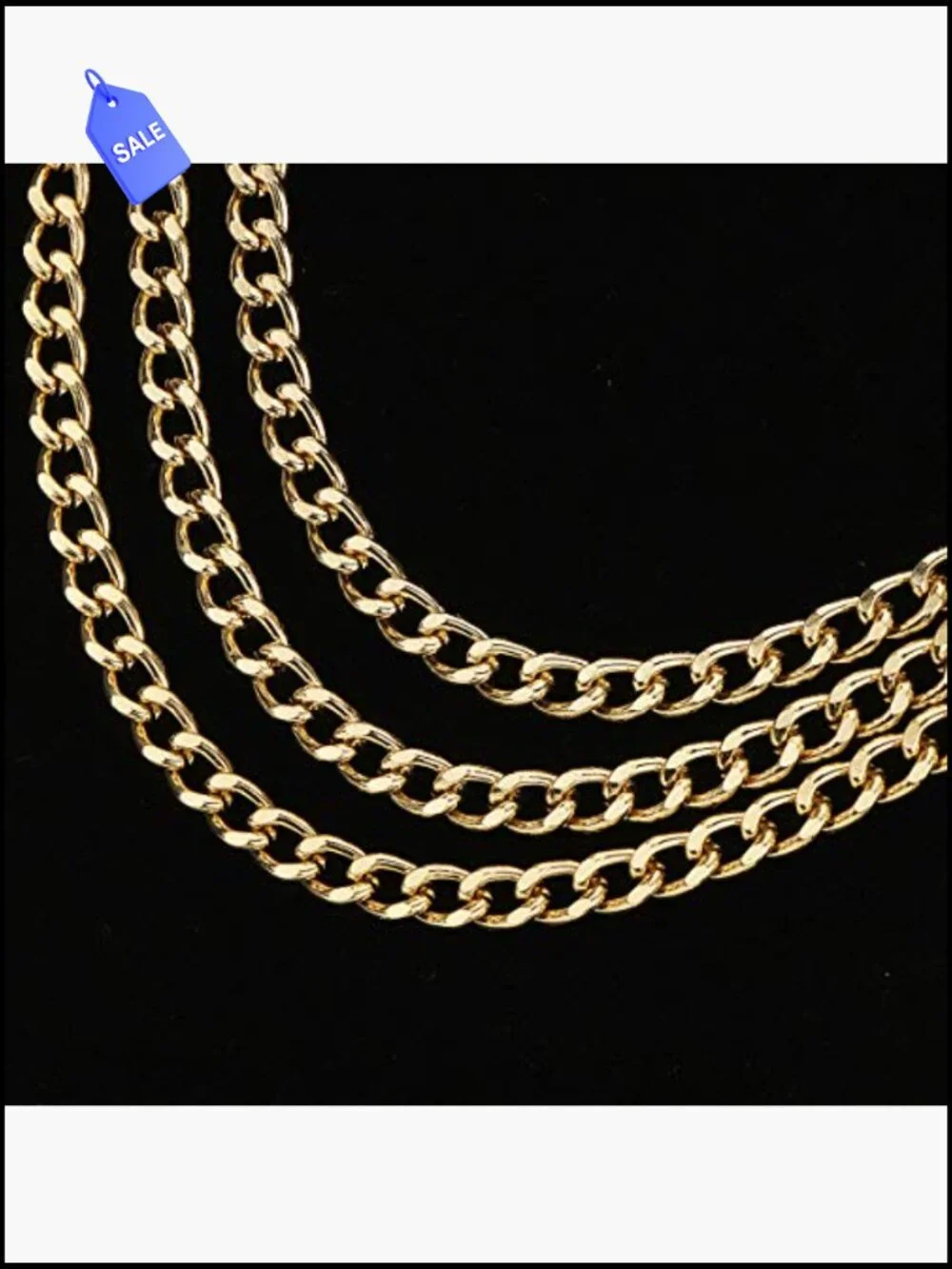 Multilayer Metal Waist Chain Belt - Adjustable Fashion Belts for Women